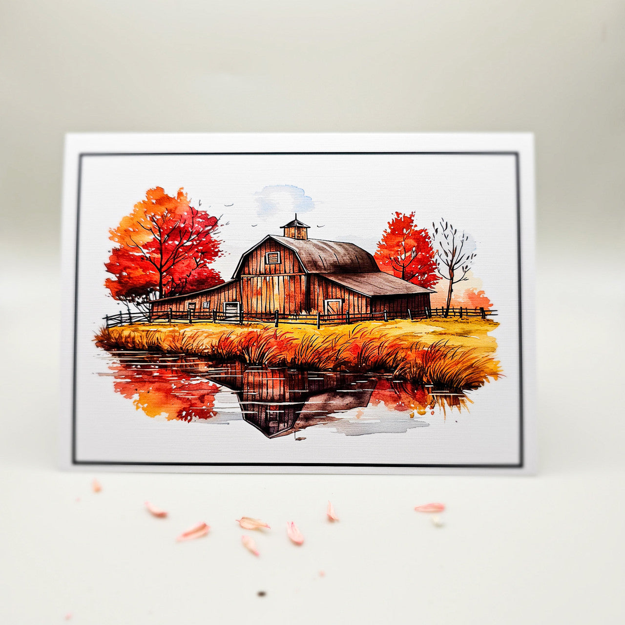 Autumn Scenes Set of Notecards with Envelopes image 1