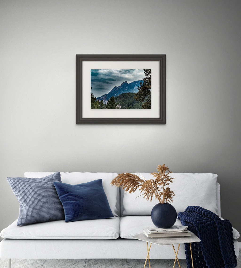 Flatiron Mountains Boulder Colorado Giclee Print image 4