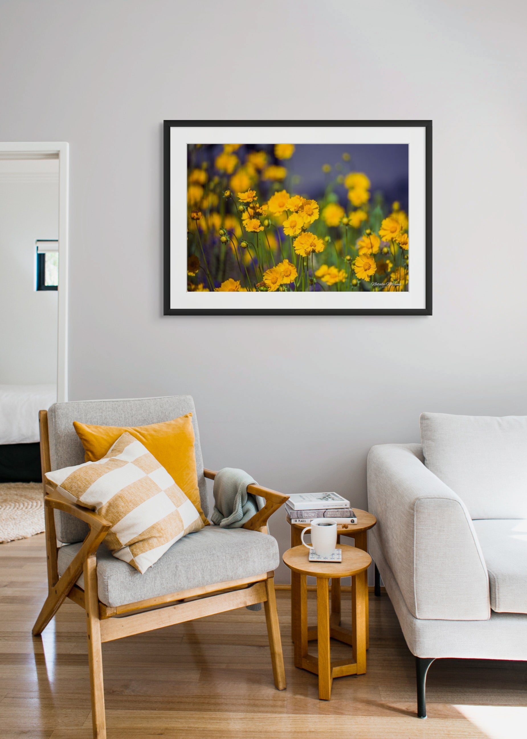 Yellow Colorado Wildflowers Giclée Print: A Burst of Sunshine image 3