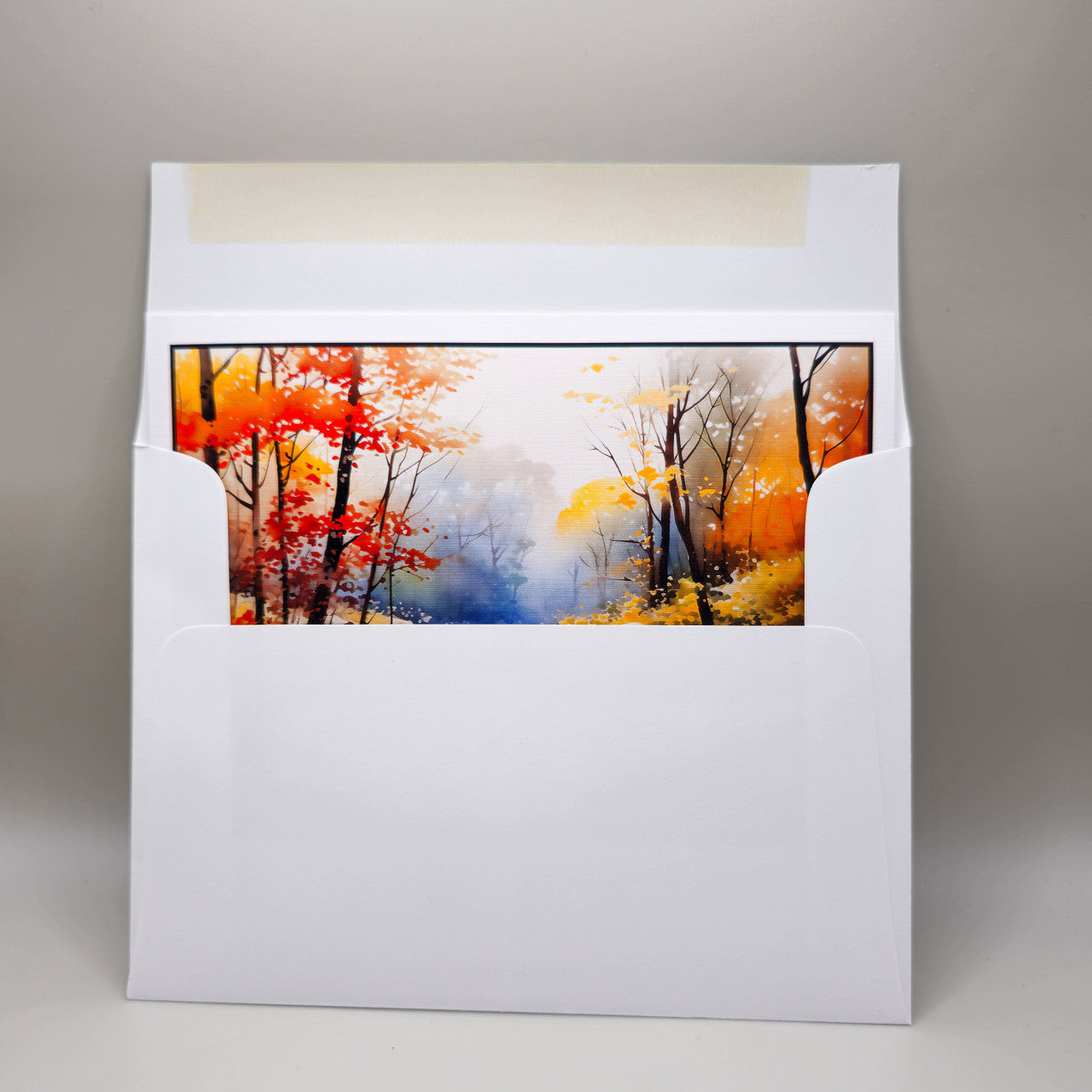 Autumn Forrest Scenes Set of Note Cards with Envelopes image 9