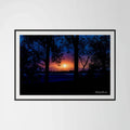 Smoky Sunset Over the Rockies Landscape image 0