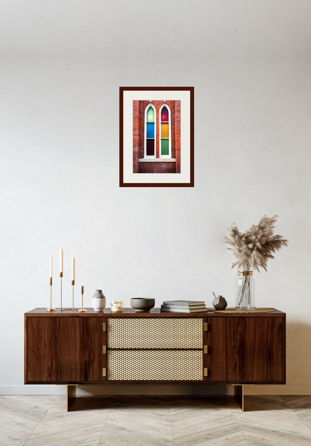 Stained Glass At The Ryman Fine Art Print image 2