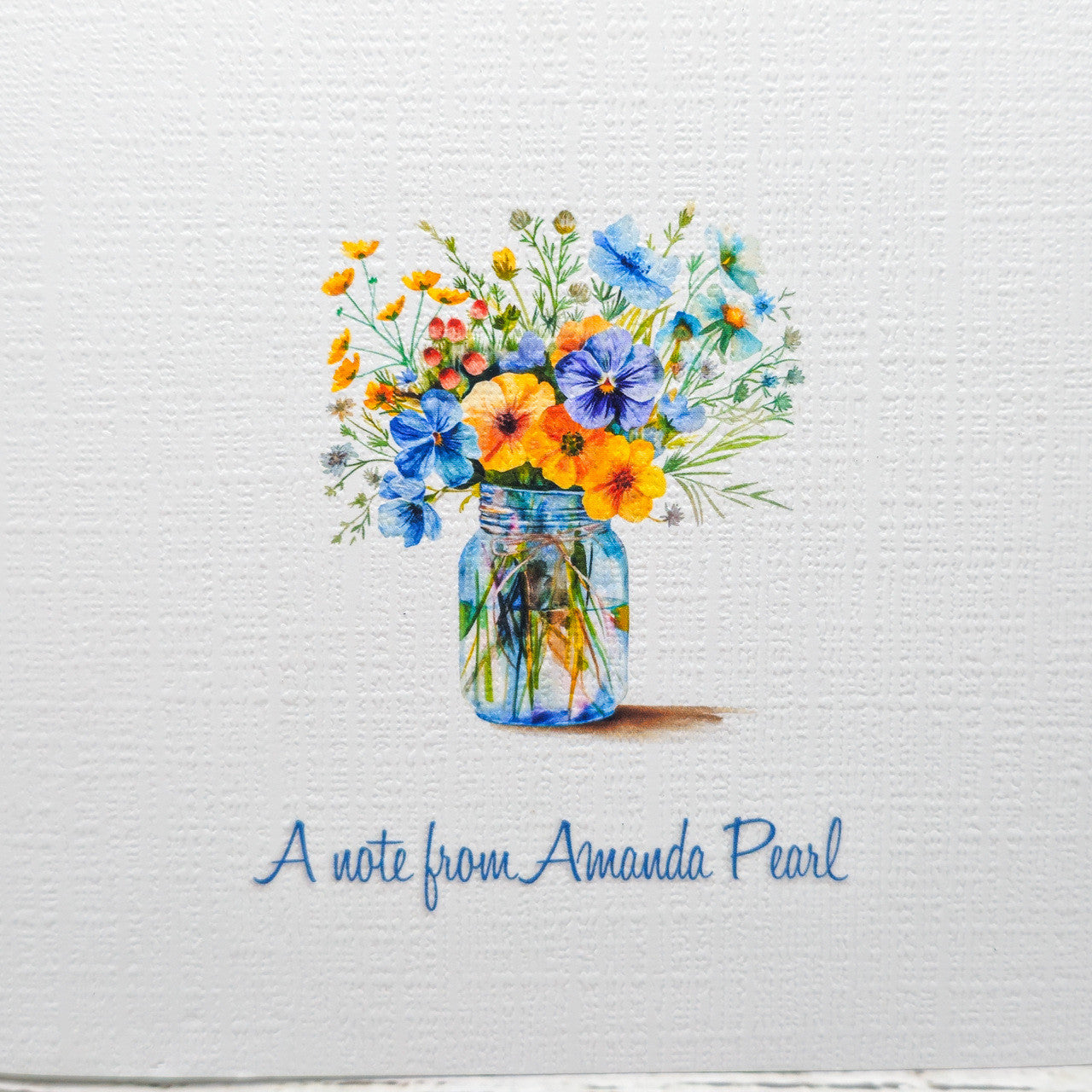 Personalized Set of  Notecards with Envelopes Featuring a Flower Bouquet image 5