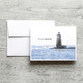 Personalized Set of  Notecards with Envelopes Featuring A Lightouse image 0