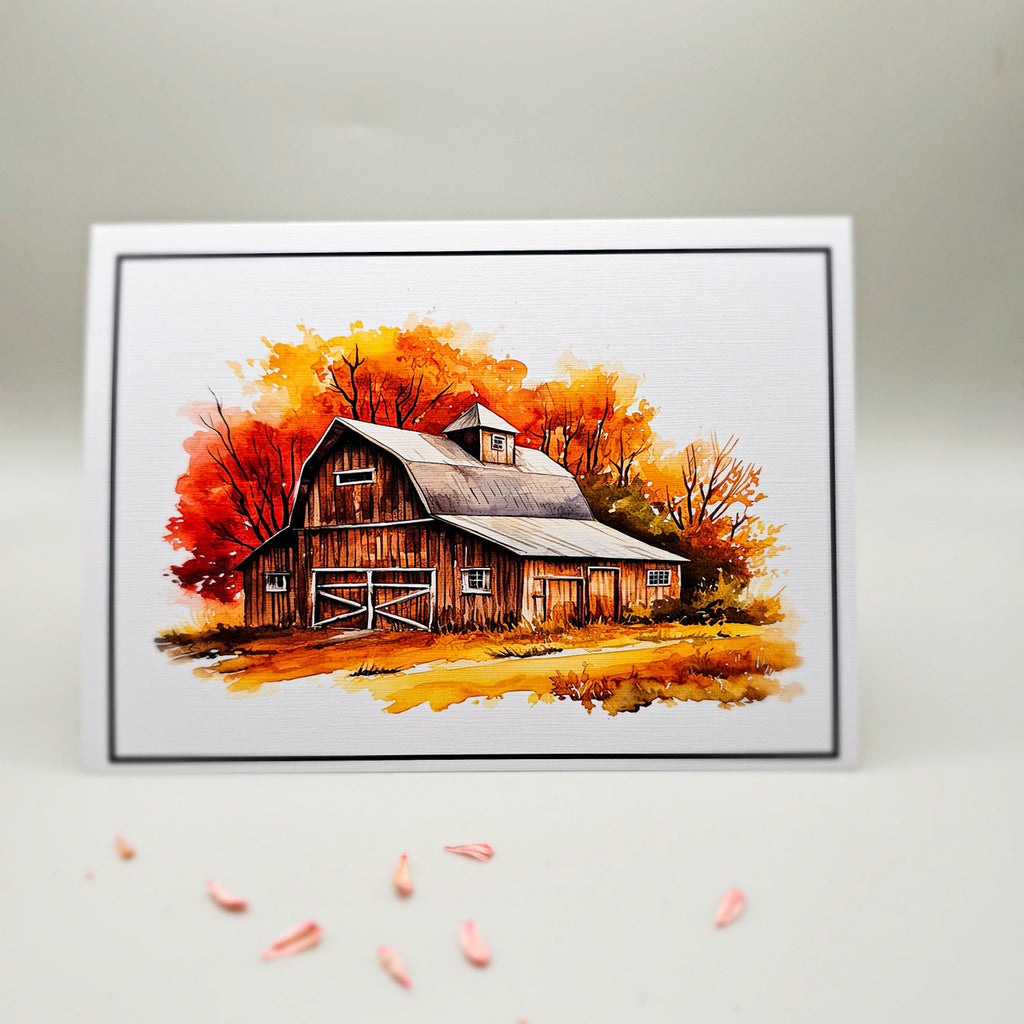 Autumn Scenes Set of Notecards with Envelopes image 5
