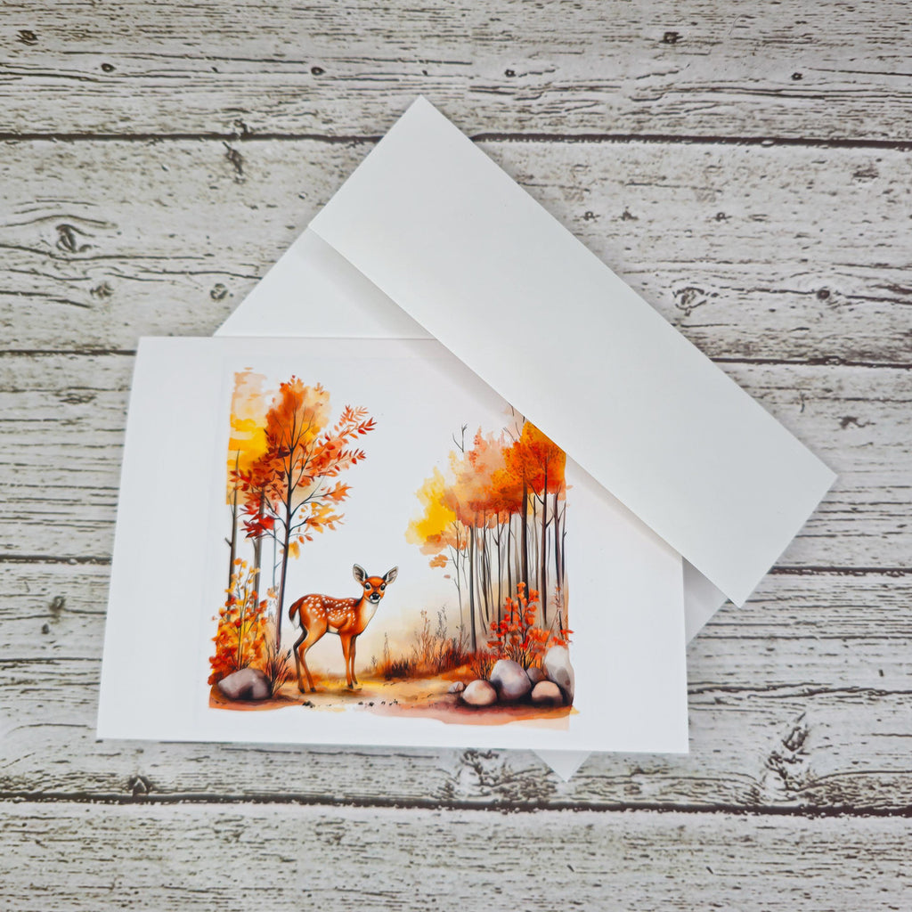 Autumn In The Woods Set of Notecards with Envelopes image 7