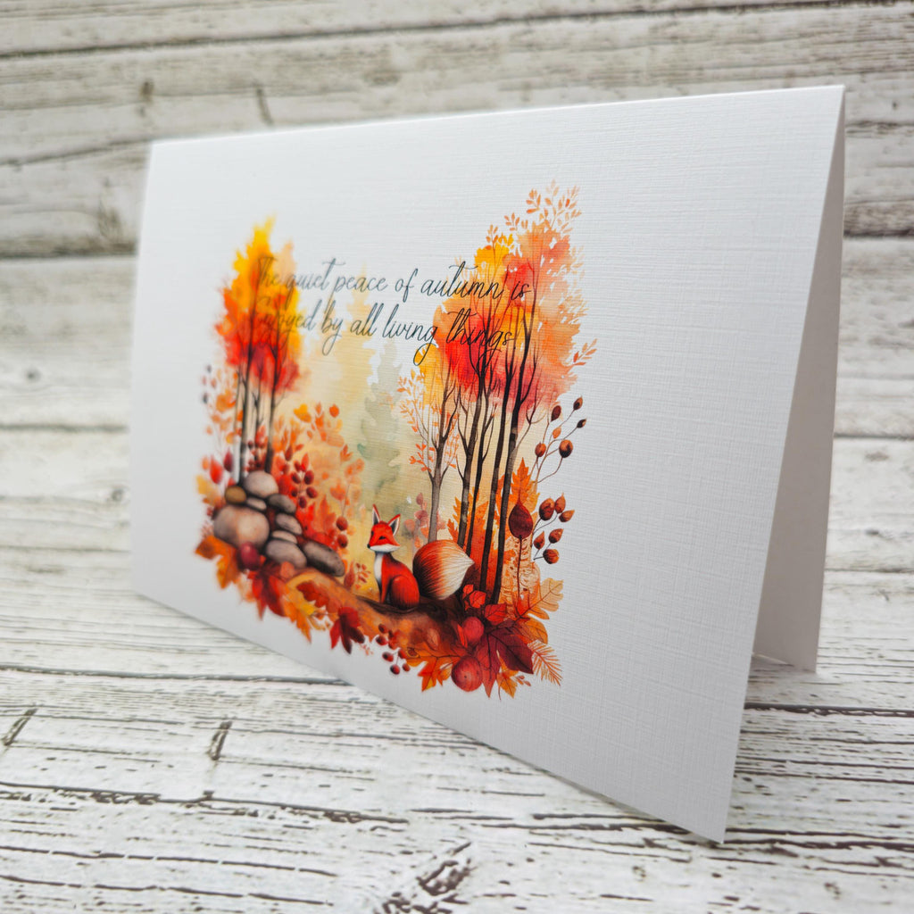 Autumn In The Woods Set of Notecards with Envelopes image 8
