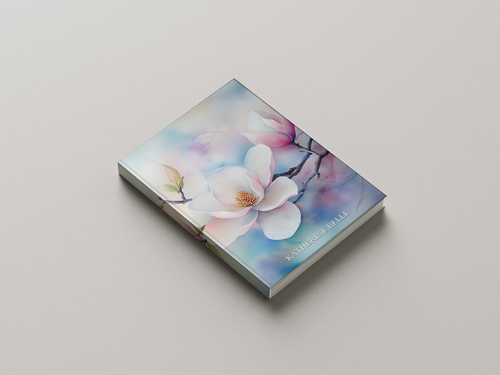 Personalized Journal Magnolias, Hardcover Journal, Softcover Journal, Custom image 4