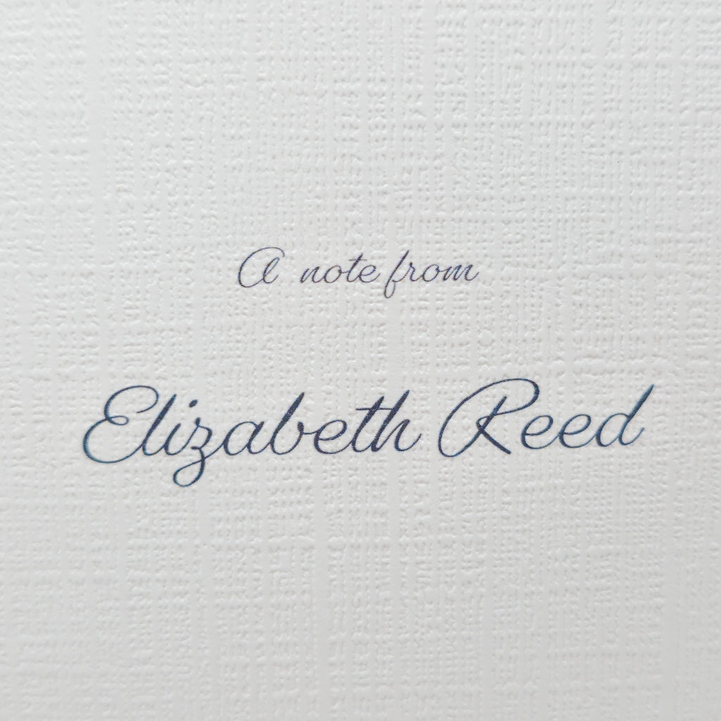 Personalized Set of  Notecards with Envelopes Featuring Roses image 6