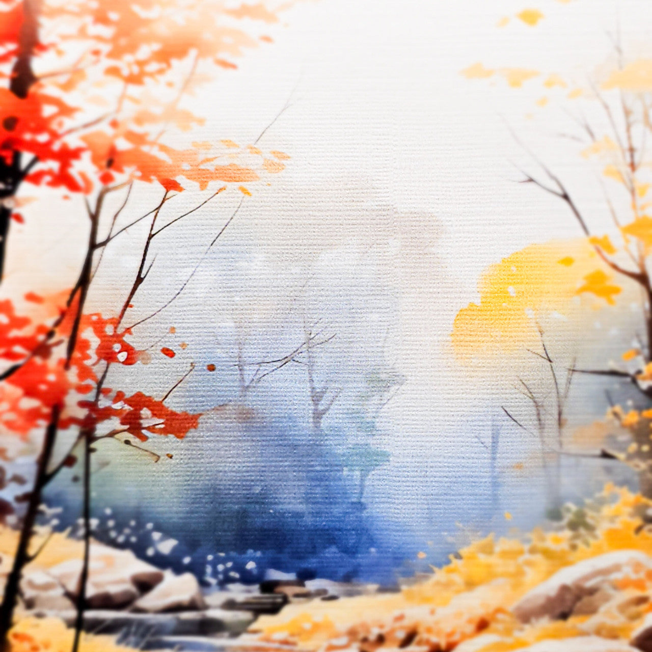 Autumn Forrest Scenes Set of Note Cards with Envelopes image 6