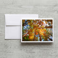 Set of  Notecards with Envelopes Featuring Autumn Leaves in Maine image 0