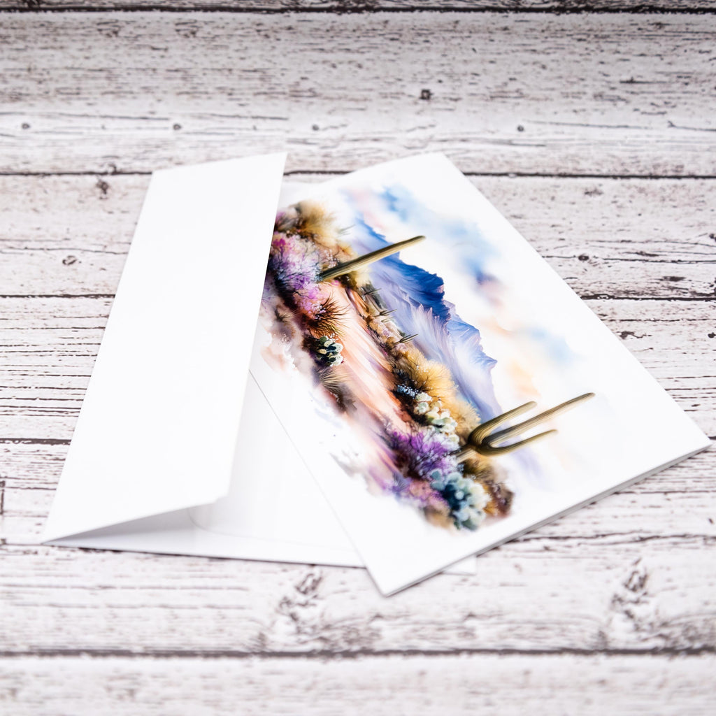 Desert Inspired Set of Notecards with Envelopes, Greeting Card Bundle image 6