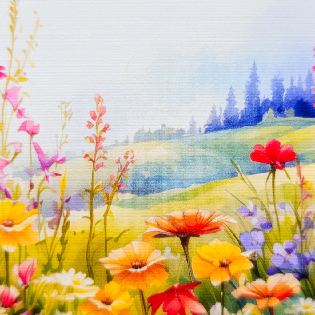 Personalized Set of Notecards with Envelopes Wildflower Meadow image 3