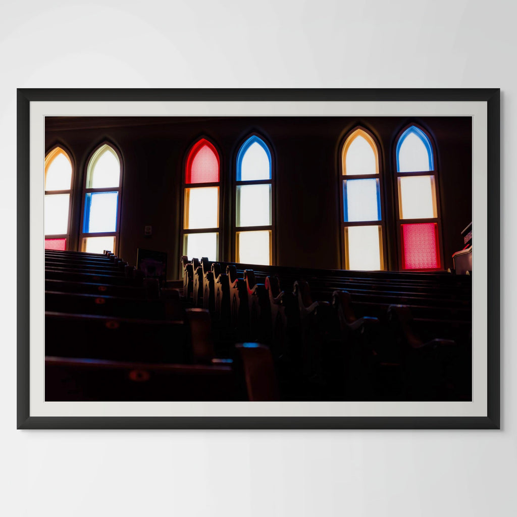 Ryman Light & Shadows: Fine Art Photography Print | Vintage Nashville "Mother Ch image 0