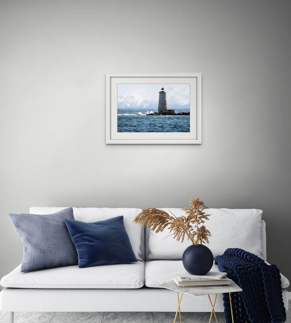 Whaleback Lighthouse Giclée Print: A Timeless Beacon of Maine's Coastline image 5