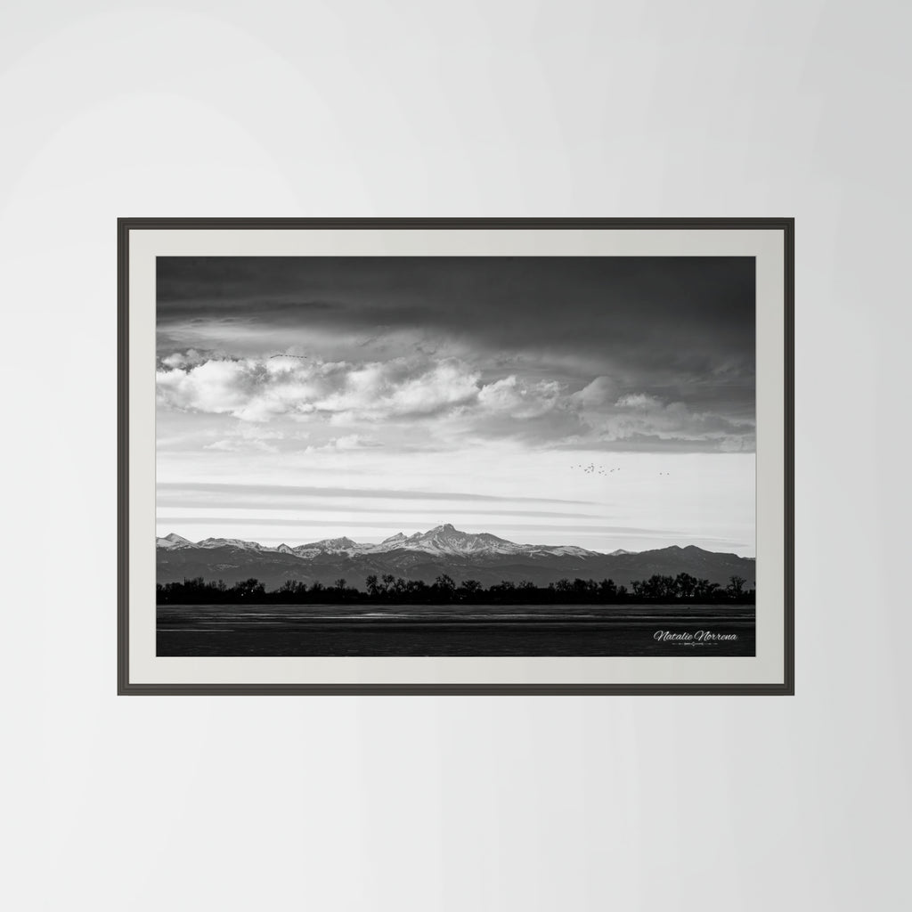 Rocky Mountains Giclée Print: A Timeless Tribute to Colorado's Majestic Peaks image 0