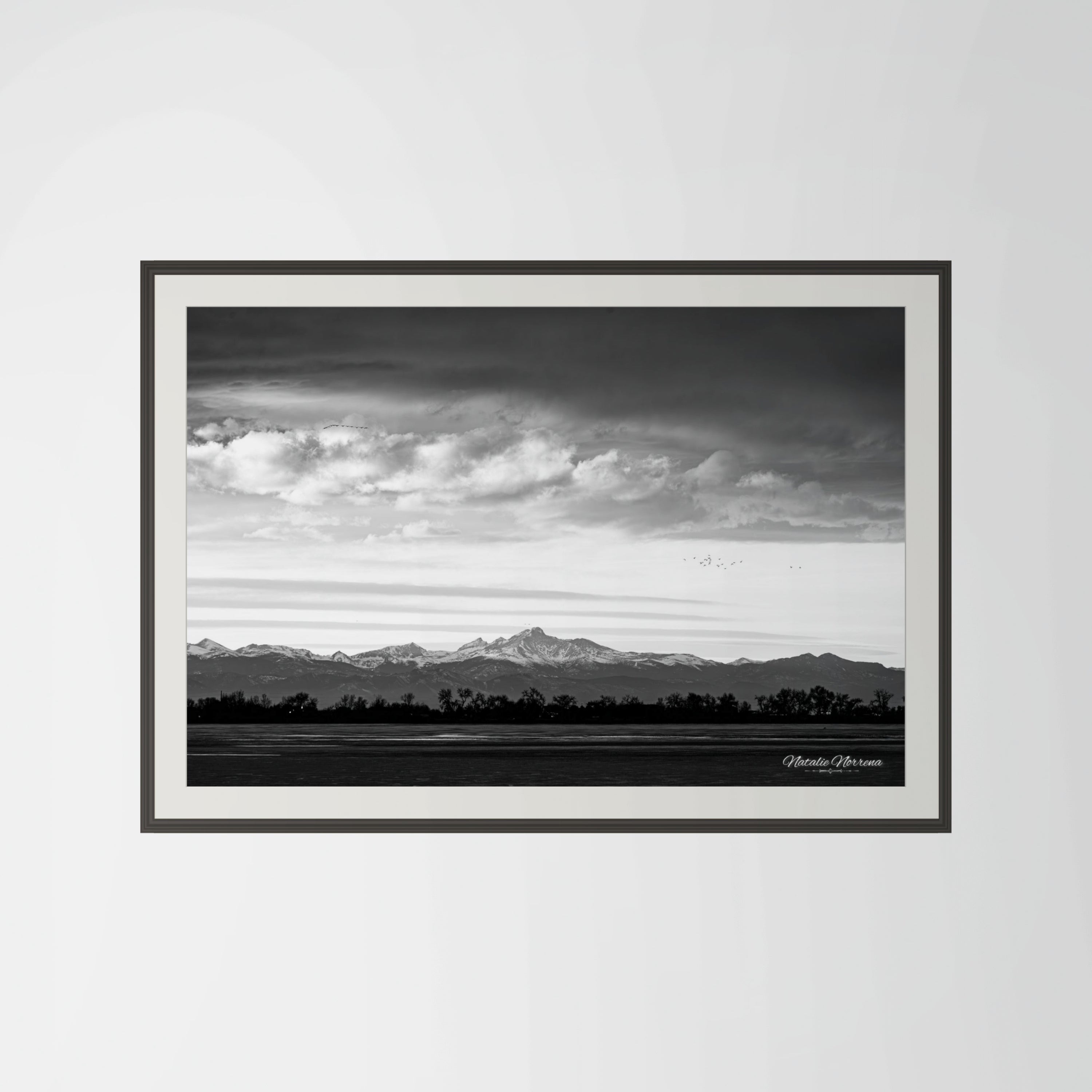 Rocky Mountains Giclée Print: A Timeless Tribute to Colorado's Majestic Peaks image 0