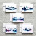 Mountain Inspired Set of Notecards with Envelopes, Greeting Card Bundle image 0