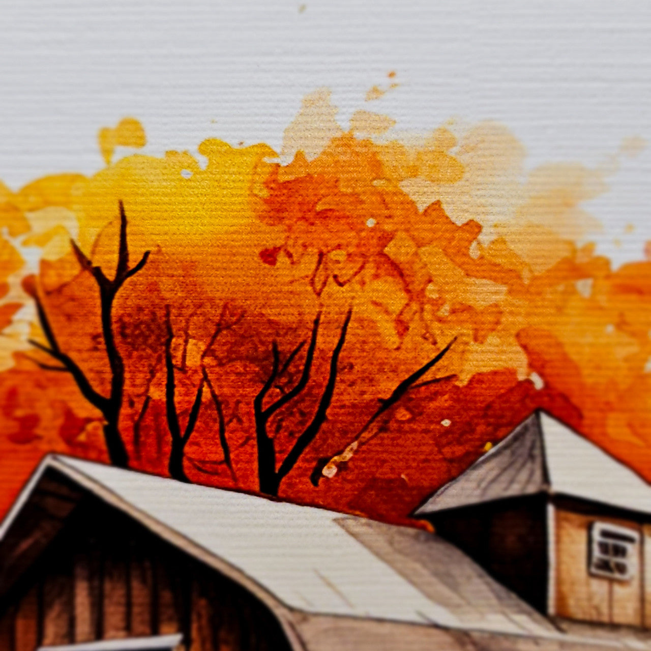 Autumn Scenes Set of Notecards with Envelopes image 6