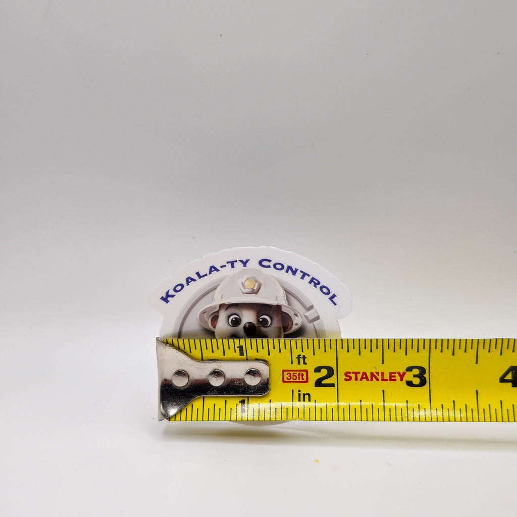 Koala-ty Control Stickers - Set of 2 Stickers - Work Humor - Funny Stickers- Q image 4