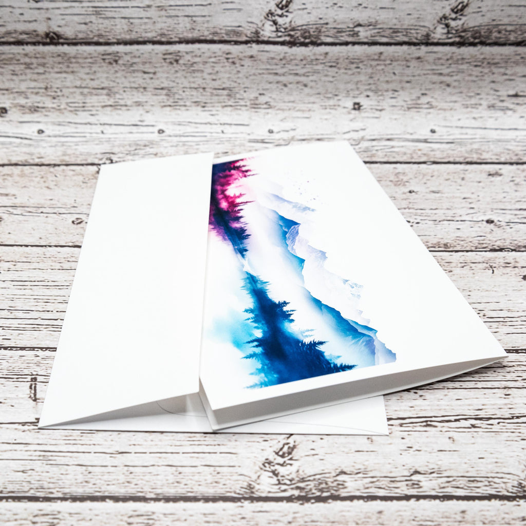 Mountain Inspired Set of Notecards with Envelopes, Greeting Card Bundle image 8