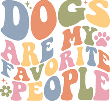 Vinyl Sticker Dogs Are My Favorite People image 0