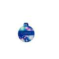 Pet ID Tag Galaxy Two Sided- Round Medium, Small, and Extra Small Celestial Pet image 0