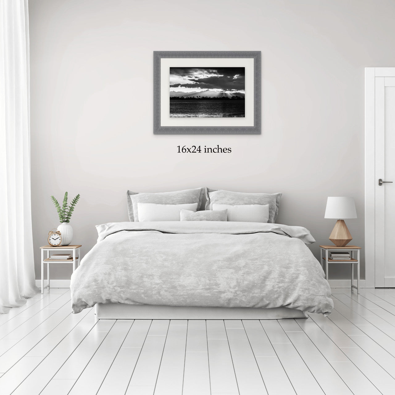 Rocky Mountains Sunset Fine Art Print: A Monochrome Masterpiece image 2