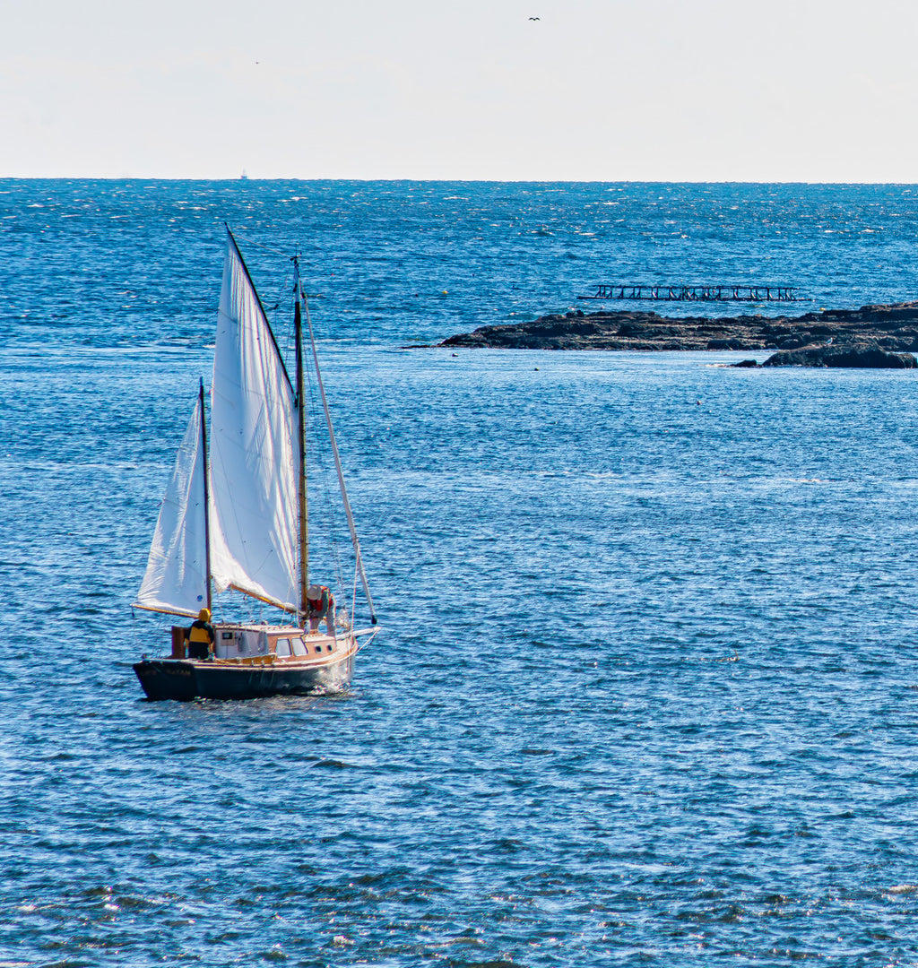 Portsmouth Harbor Lighthouse and Fishing Boat Fine Art Giclee Print image 6