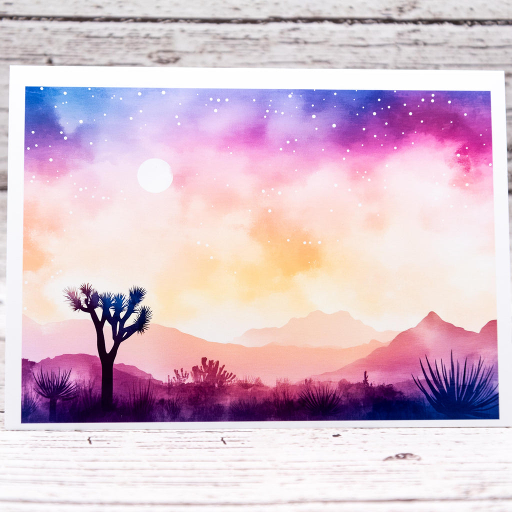 Desert Inspired Set of Notecards with Envelopes, Greeting Card Bundle image 4