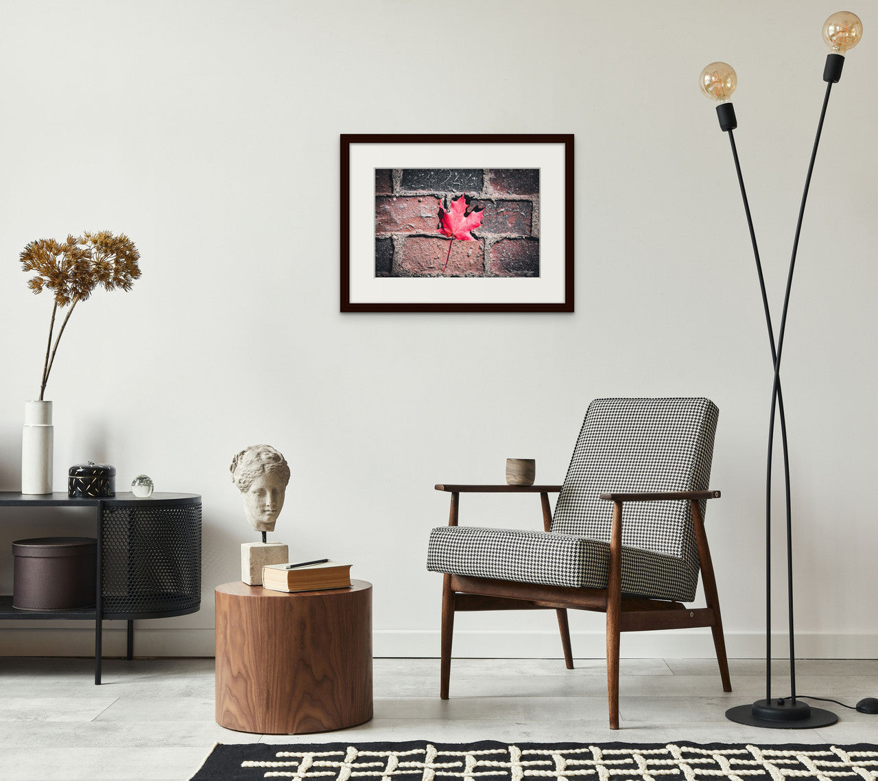 Red Maple Leaf in Boston Common Giclée Print: A Moment of Urban Nature image 6