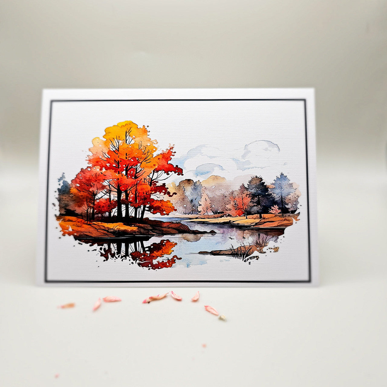 Autumn Scenes Set of Notecards with Envelopes image 2