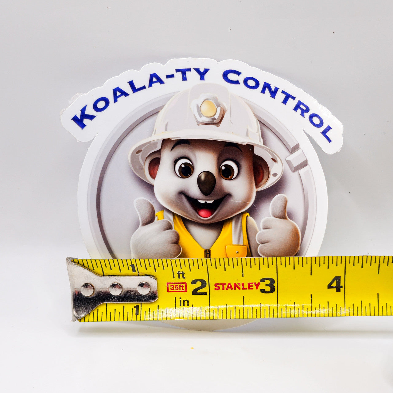 Koala-ty Control Stickers - Set of 2 Stickers - Work Humor - Funny Stickers- Q image 2