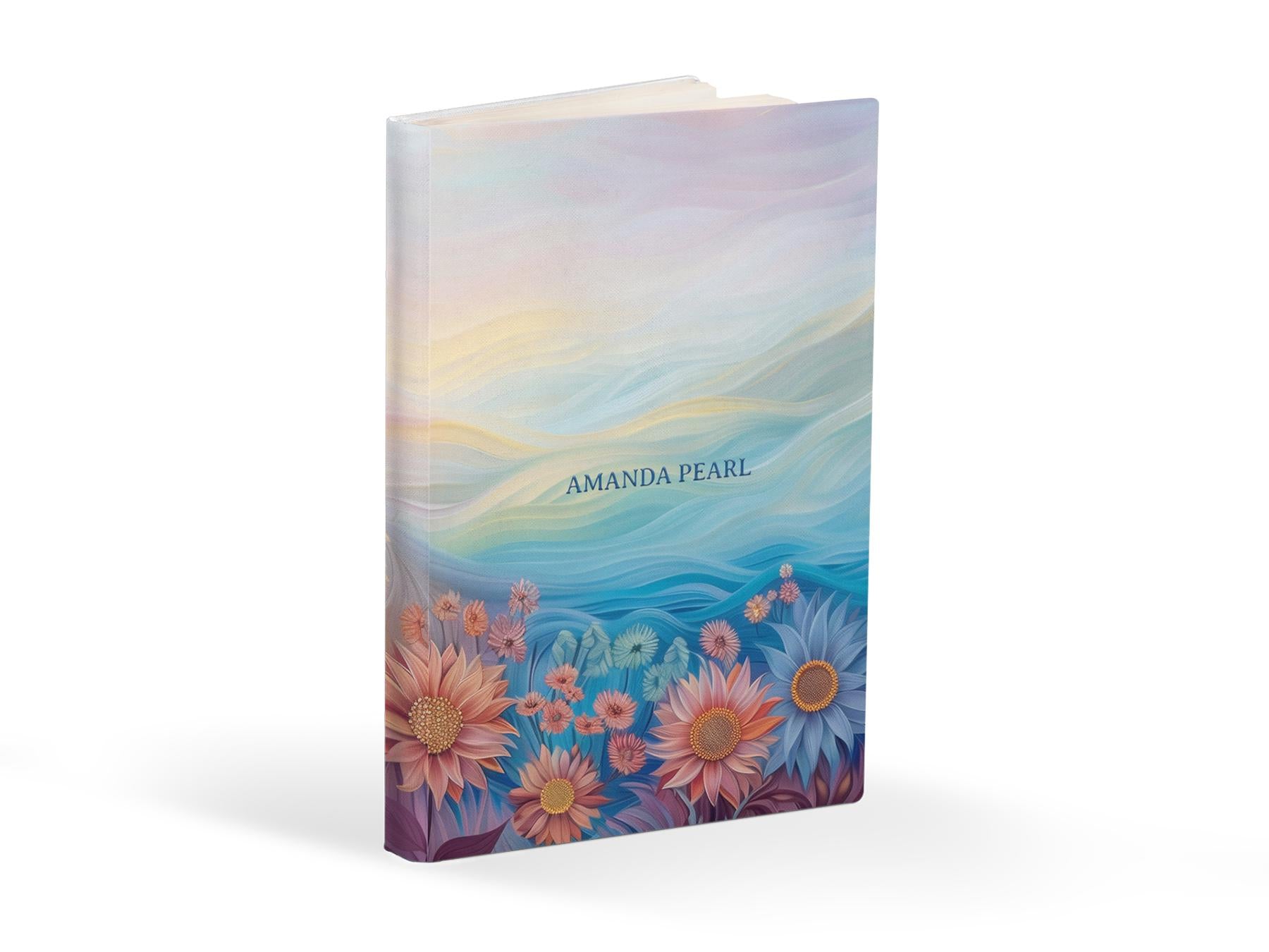 Personalized Journal Sunflower Dream, Hardcover Journal, Softcover Journal image 0