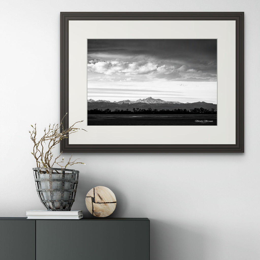 Rocky Mountains Giclée Print: A Timeless Tribute to Colorado's Majestic Peaks image 2