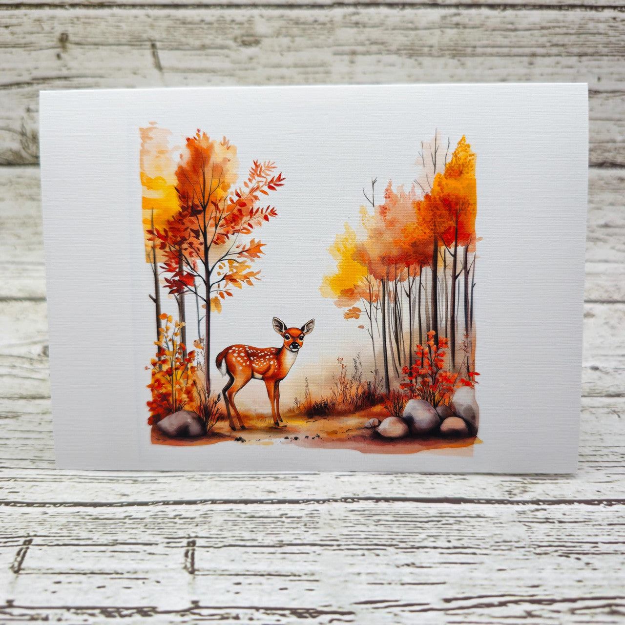 Autumn In The Woods Set of Notecards with Envelopes image 5