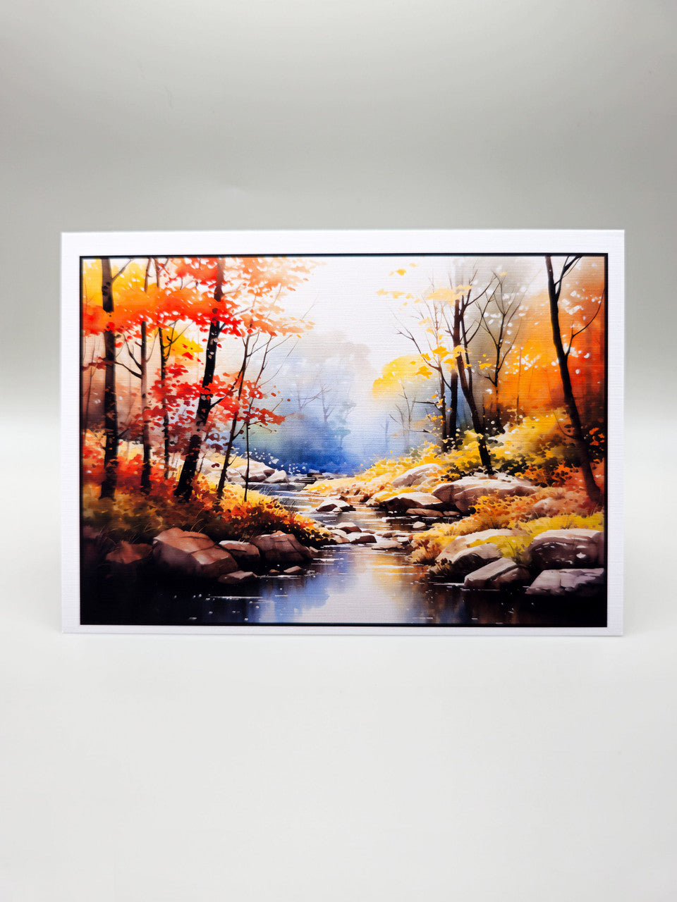 Autumn Forrest Scenes Set of Note Cards with Envelopes image 5