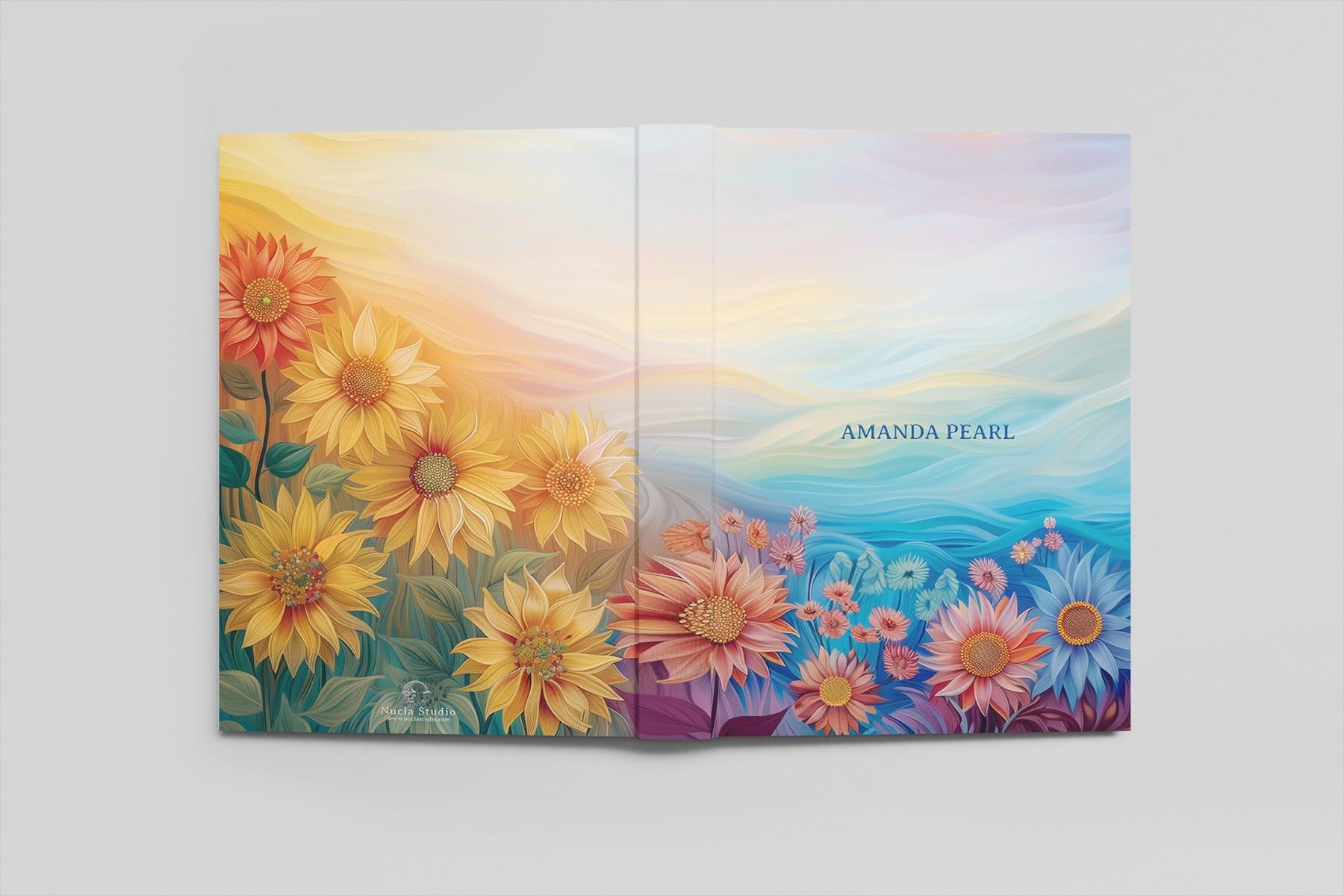 Personalized Journal Sunflower Dream, Hardcover Journal, Softcover Journal image 4