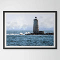 Whaleback Lighthouse Giclée Print: A Timeless Beacon of Maine's Coastline image 0