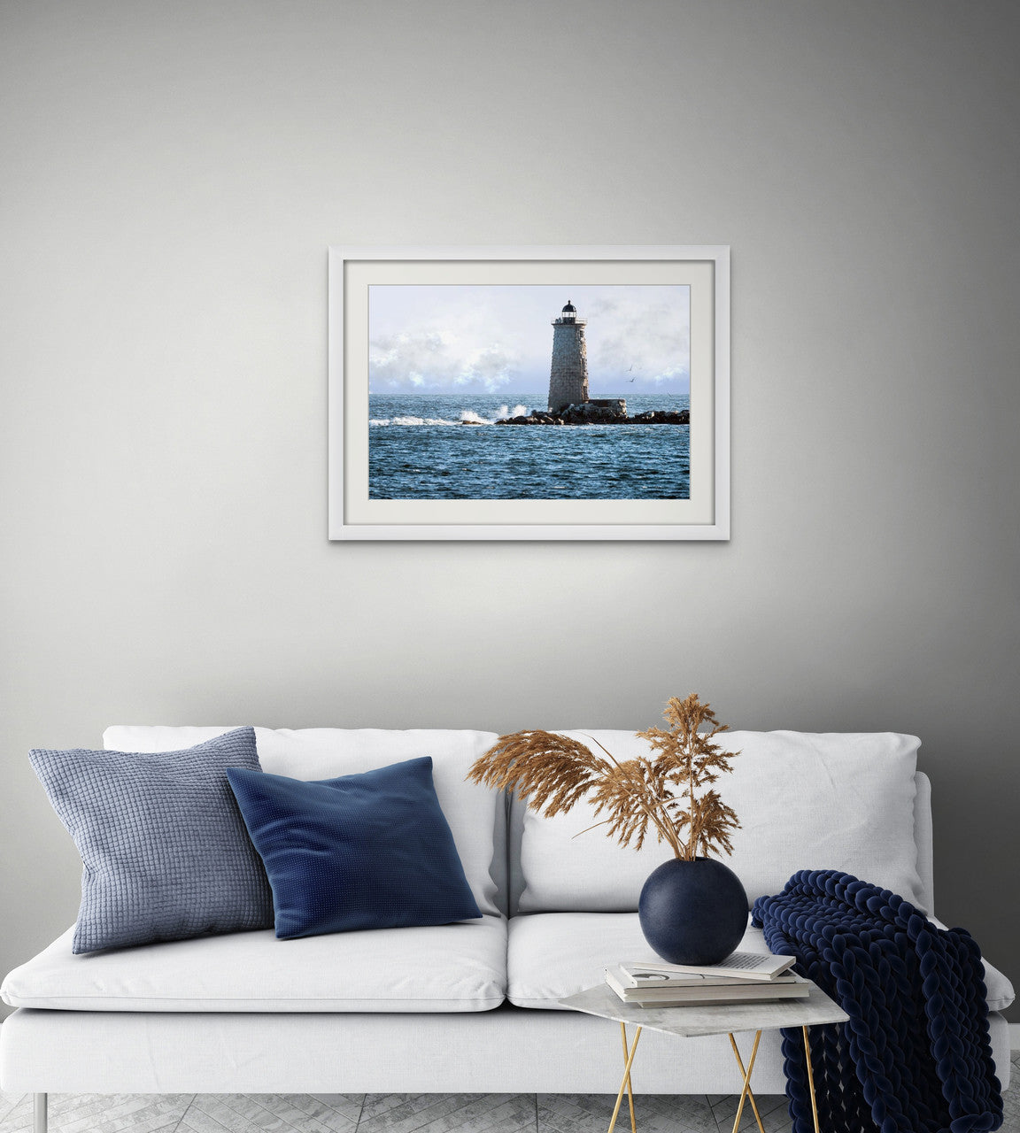 Whaleback Lighthouse Giclée Print: A Timeless Beacon of Maine's Coastline image 6