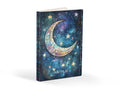 Personalized Journal Stained Glass Moon and Stars, Hardcover, Softcover image 0