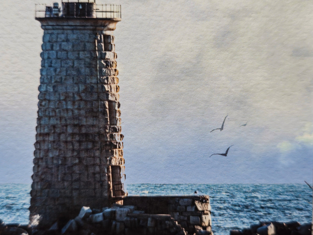 Whaleback Lighthouse Giclée Print: A Timeless Beacon of Maine's Coastline image 3