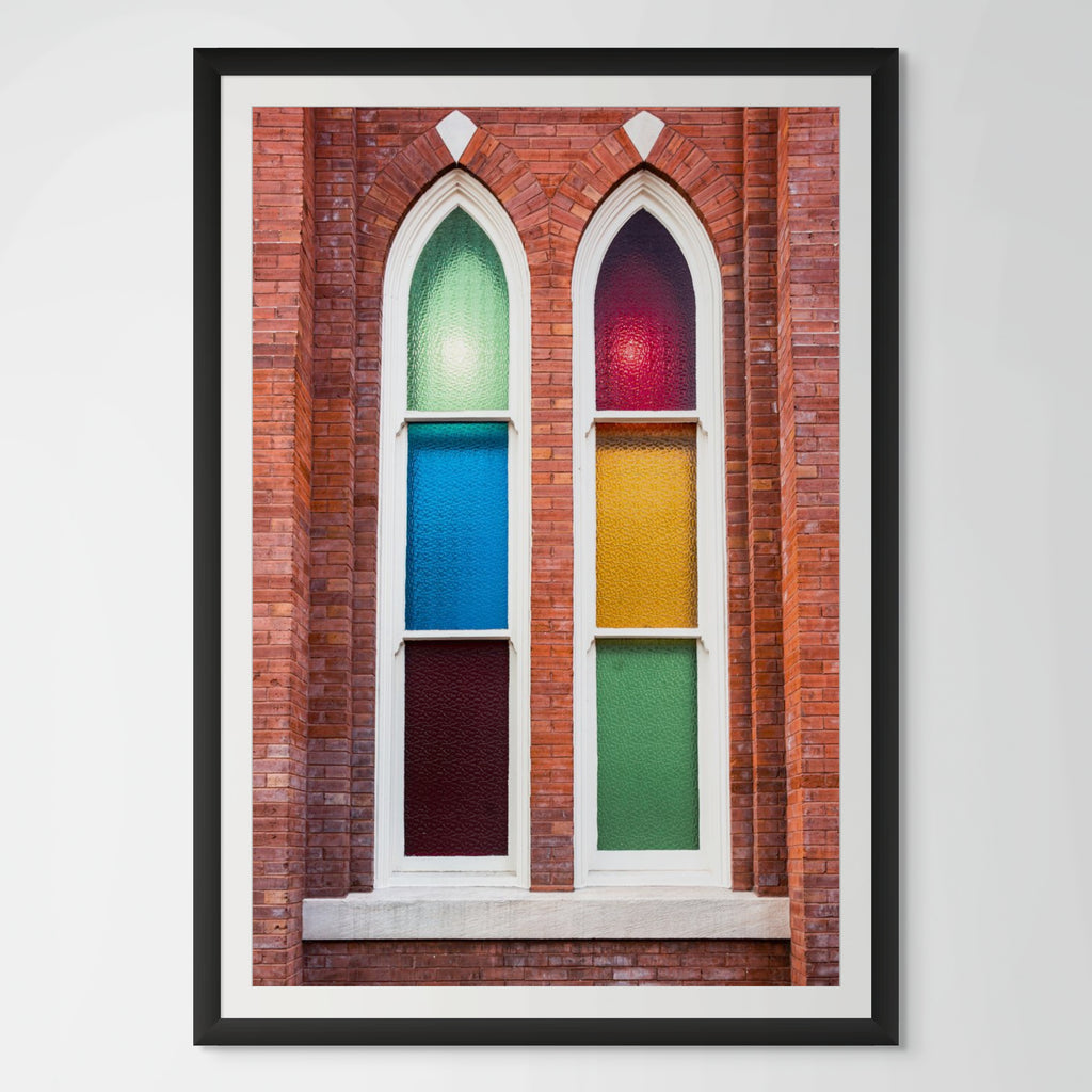 Stained Glass At The Ryman Fine Art Print image 0