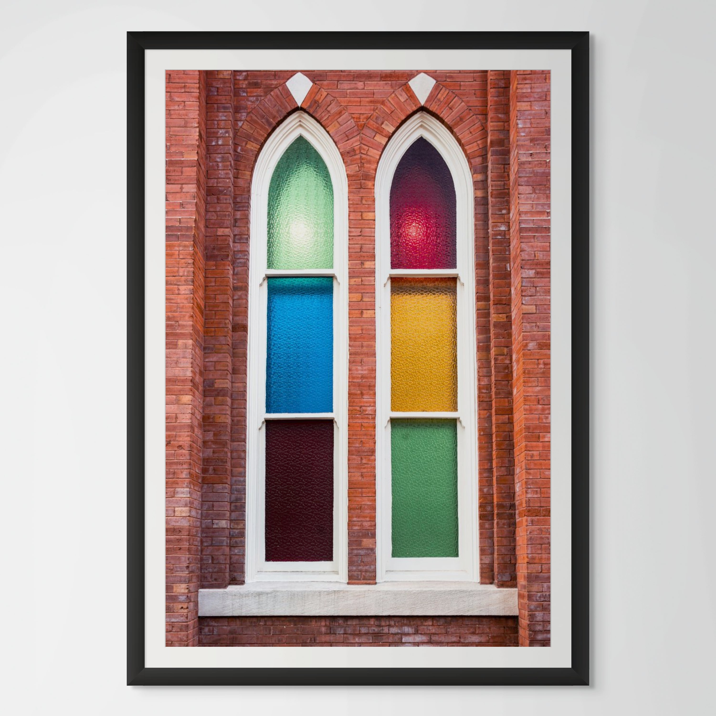 Stained Glass At The Ryman Fine Art Print image 0