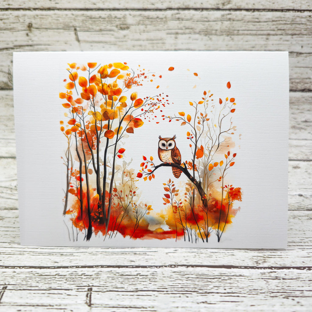Autumn In The Woods Set of Notecards with Envelopes image 2