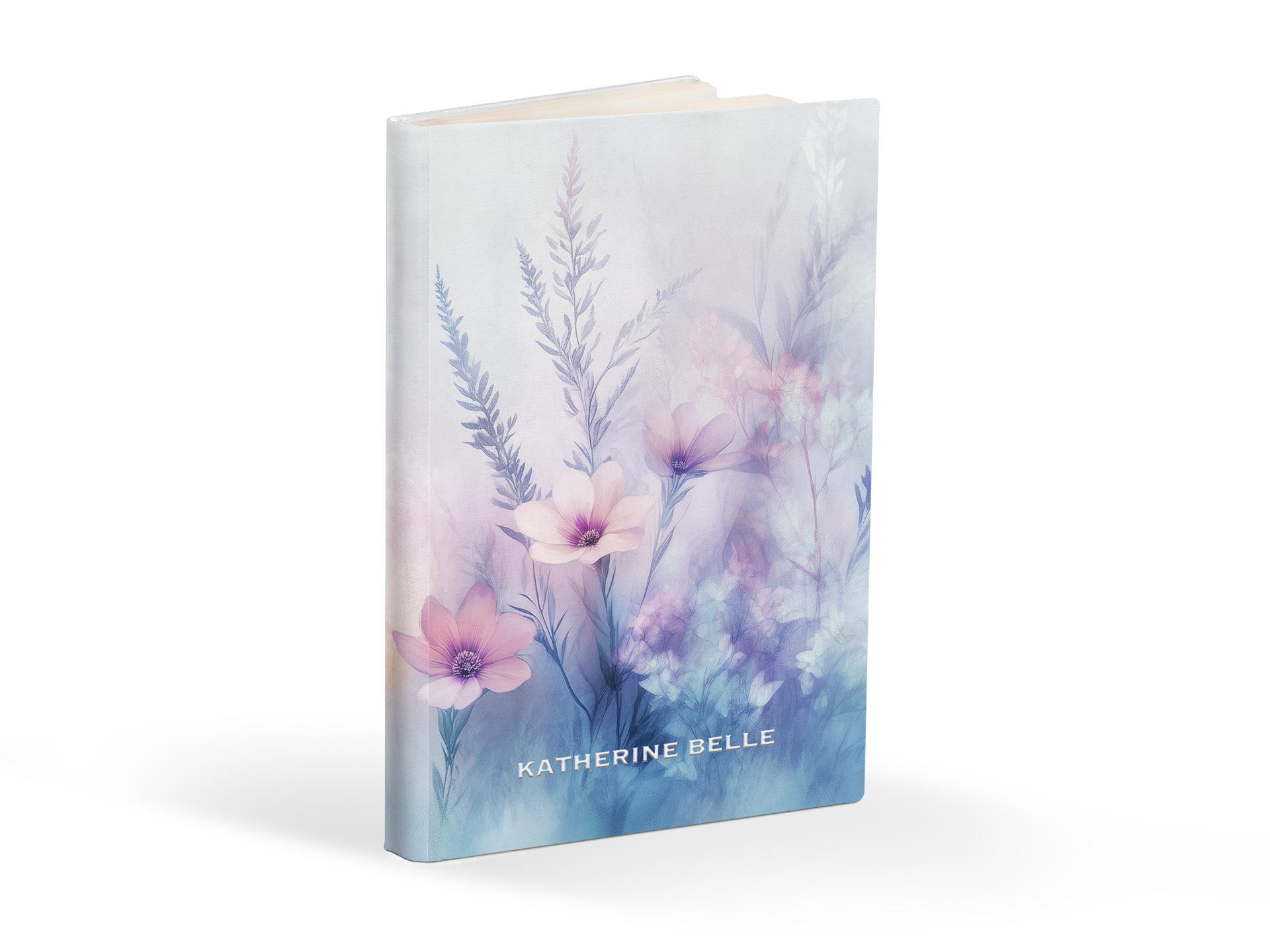 Personalized Flower Journal: Floral Notebook, Custom Diary image 0