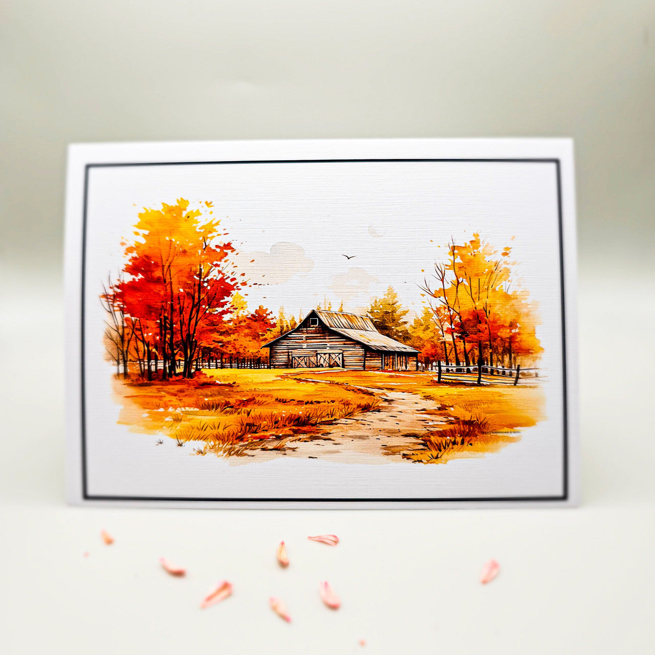 Autumn Scenes Set of Notecards with Envelopes image 3