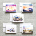 Desert Inspired Set of Notecards with Envelopes, Greeting Card Bundle image 0