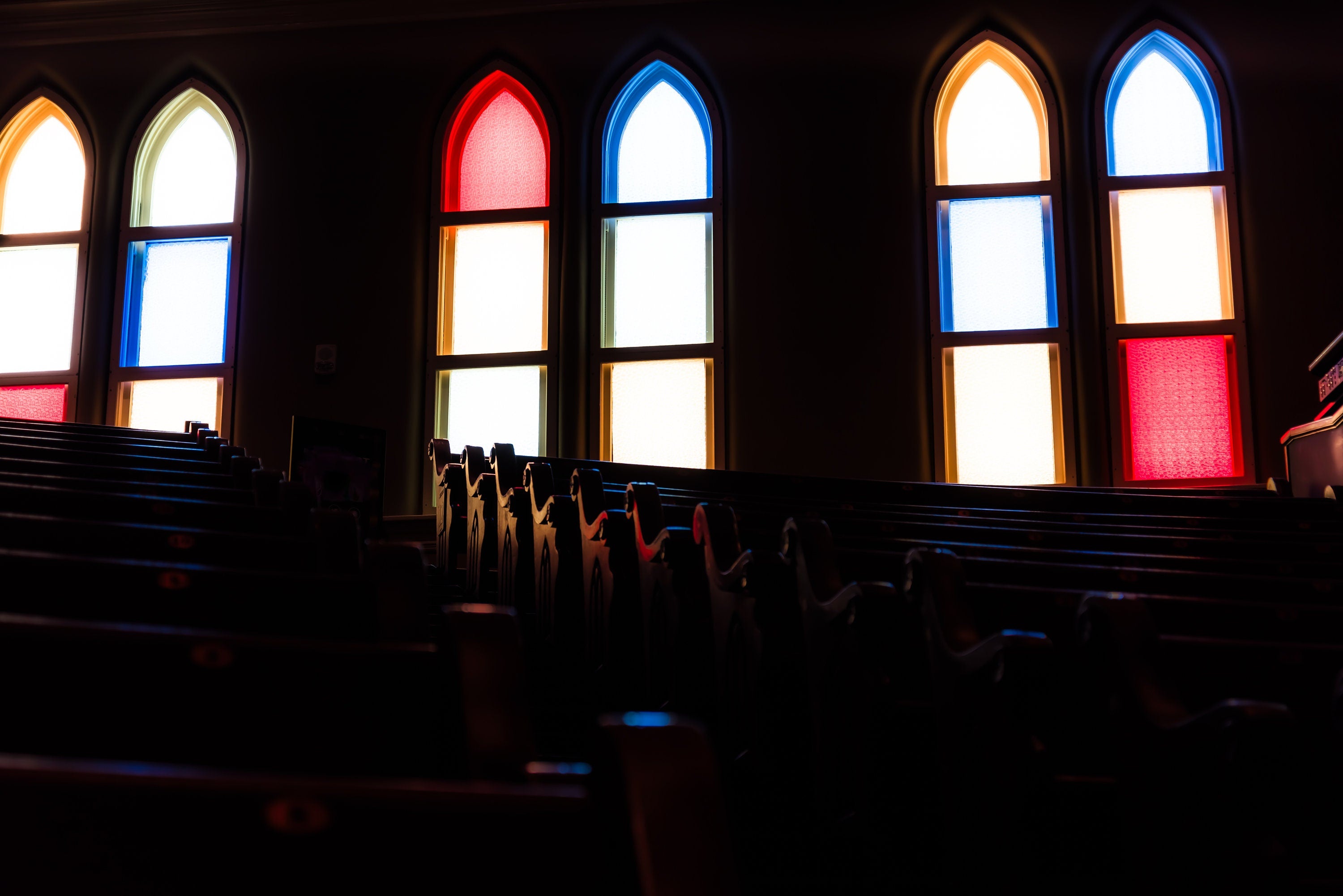 Ryman Light & Shadows: Fine Art Photography Print | Vintage Nashville "Mother Ch image 1