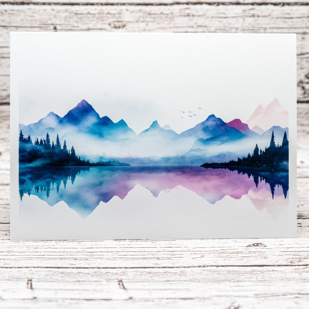 Mountain Inspired Set of Notecards with Envelopes, Greeting Card Bundle image 6